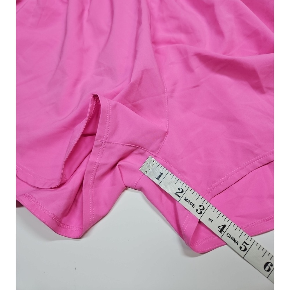 Nike Dri-FIT Womens Pink High Rise Lined Training Shorts Pockets Size Medium NWT - Picture 9 of 9